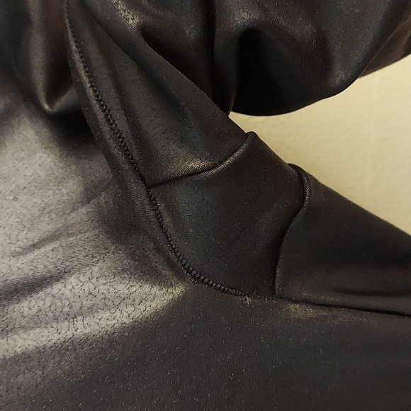 SPANX Black Faux Leather Leggings - Picture 7 of 14